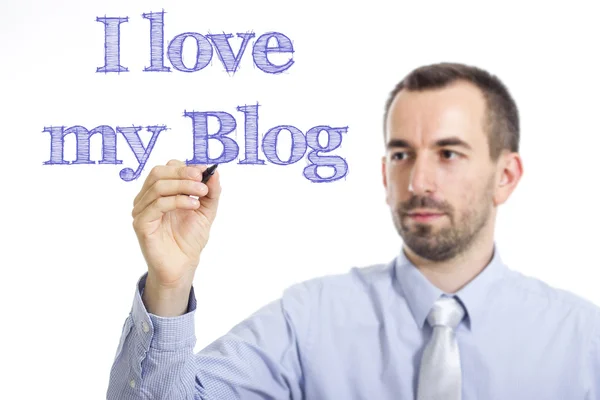 Me encanta mi blog — Foto de Stock