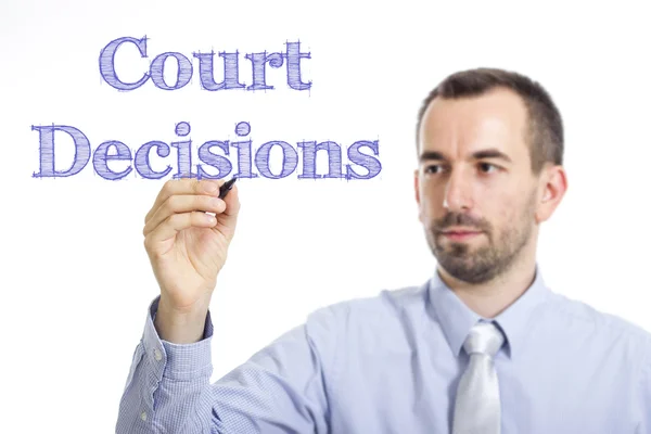 Beslut i domstol — Stockfoto