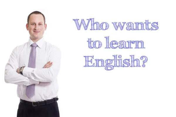 Quién quiere aprender inglés ? —  Fotos de Stock