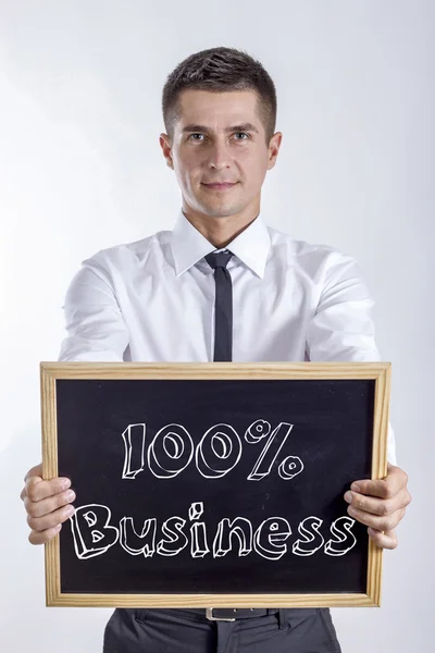 100% Negócios — Fotografia de Stock
