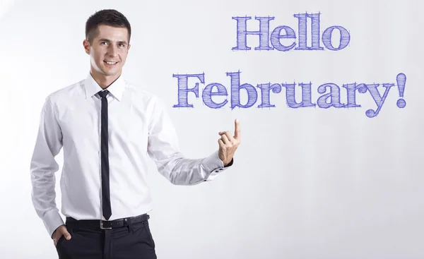 HELLO FEBRERO ! — Foto de Stock