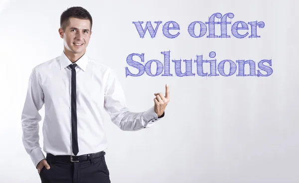 We offer Solutions — Stock Photo, Image