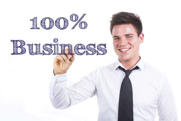 100% przedsiębiorstw — Zdjęcie stockowe