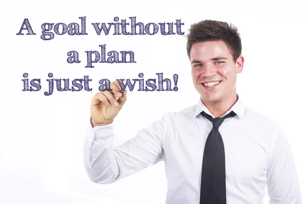 Una meta sin un plan es solo un deseo! — Foto de Stock