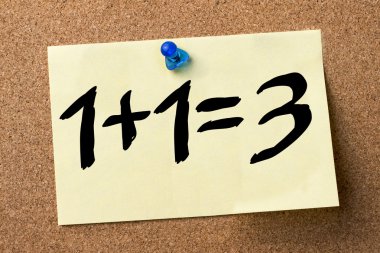 1 artı 1 3 - artı bir ücretsiz--yapışkanlı etiket bu üzerinde pinned eşit