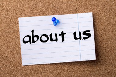 Hakkımızda - bulletin board kalçası not kağıdı tutturulmuş