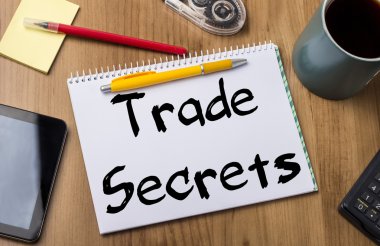 Ticaret sırları - Not Defteri ile metin