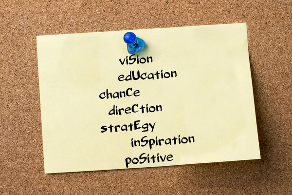 Vision Education Chance Direction Strategy Inspiration Positive