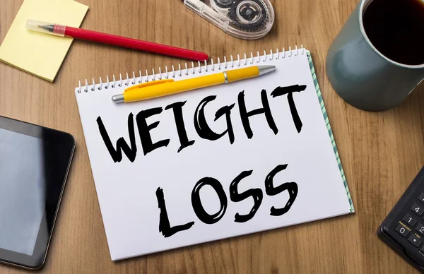 WEIGHT LOSS - Note Pad With Text — Stock Photo, Image