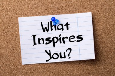 Ne ilham verir? -Kalçası Not kağıt tutturulmuş bulletin board