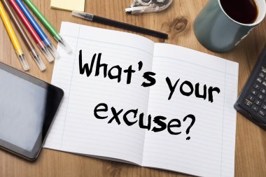 Senin mazeretin ne? -Not Defteri ile metin