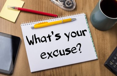 Senin mazeretin ne? -Not Defteri ile metin