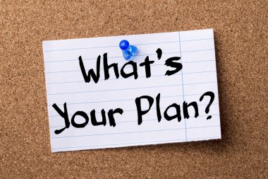Planın ne? -Kalçası Not kağıt tutturulmuş bulletin board