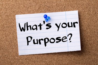 Amacın nedir? -Kalçası Not kağıt tutturulmuş Bülteni bo