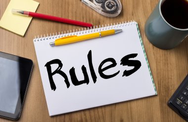 Kurallar - Not Defteri ile metin