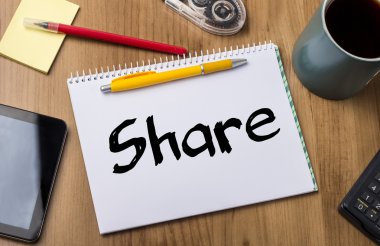 -Metin ile Pad Not paylaşın