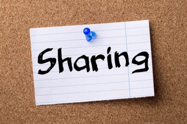 Paylaşım - ağlamış kağıt bulletin board tutturulmuş Not