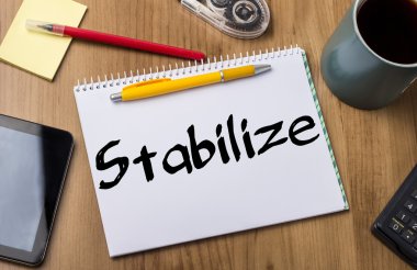 Stabilize - metin ile Pad Not