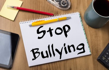 Metin ile Pad Not zorbalık - durdurun