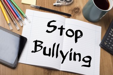 Metin ile Pad Not zorbalık - durdurun