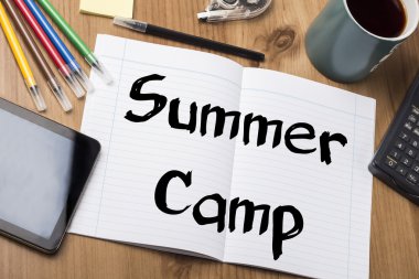 Yaz kampı - Not Defteri ile metin