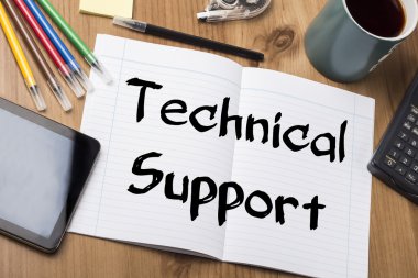 Teknik destek - Not Defteri ile metin