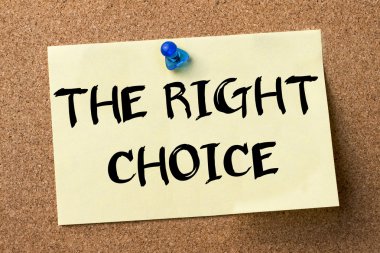 İdeal - yapışkanlı etiket bulletin board tutturulmuş.