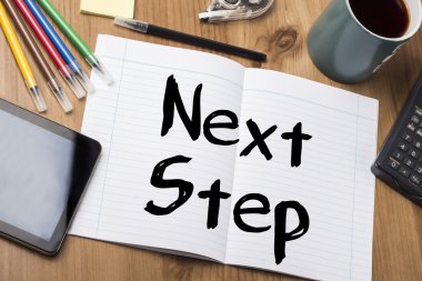 Sonraki adım - Not Defteri ile metin