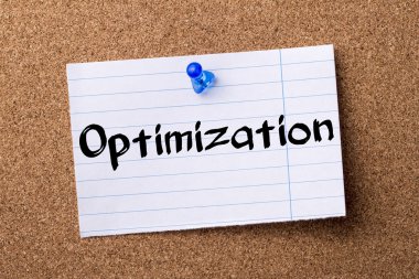 En iyi duruma getirme - kalçası not kağıdı bulletin board tutturulmuş.