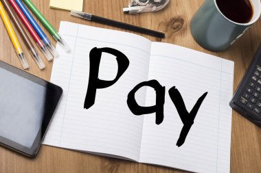 Ödeme - metin ile Pad Not