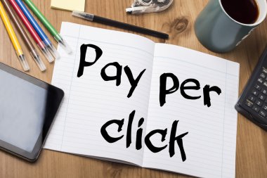 Not Pad ile metin - tıklama başına ödeme