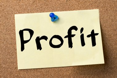 Kar - yapışkanlı etiket bulletin board tutturulmuş.