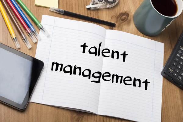 Talent management - Note Pad With Text — Stock Photo, Image