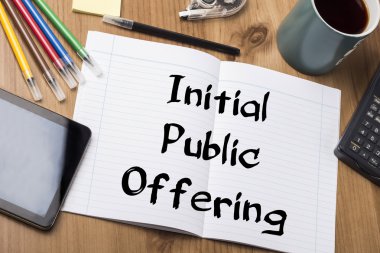 İlk halka arz - Not Defteri ile metin