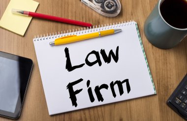 Hukuk Bürosu - Not Defteri ile metin