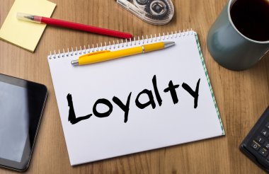 Sadakat - Not Defteri ile metin