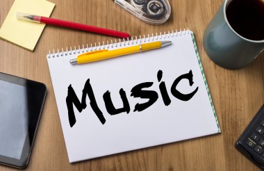 Müzik - Not Defteri ile metin