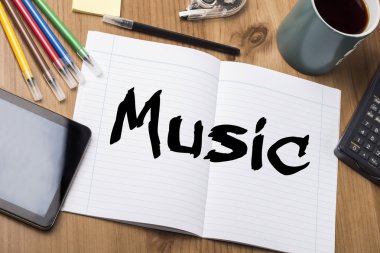Müzik - Not Defteri ile metin