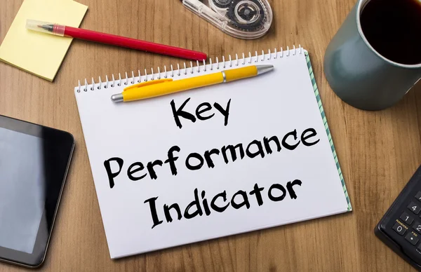 Key Performance Indicator KPI - Note Pad With Text