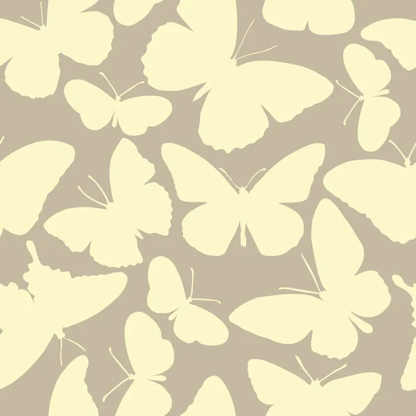 Seamless pattern with butterflies — Stock Vector