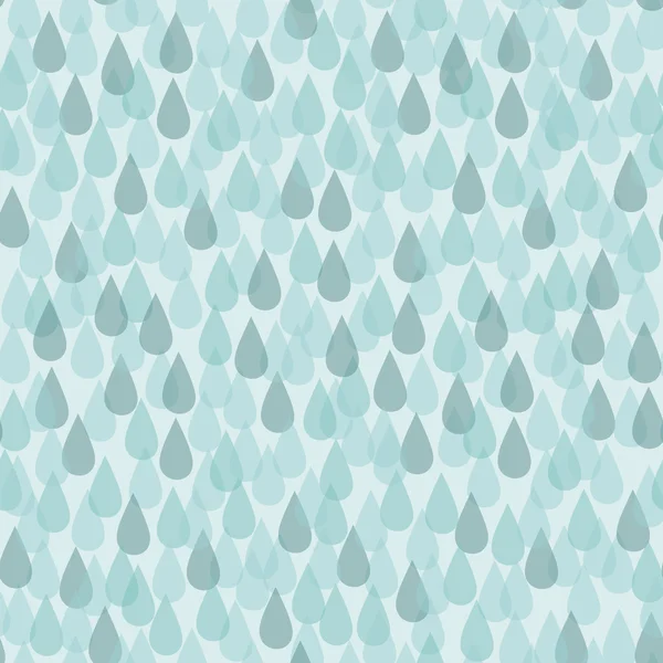 Fondo sin costuras con gotas de lluvia — Vector de stock