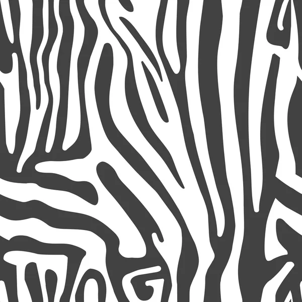 Fundo vetorial sem costura com pele de zebra —  Vetores de Stock