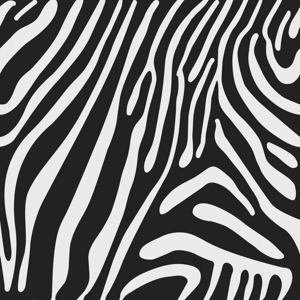 Fundo vetorial sem costura com pele de zebra — Vetor de Stock