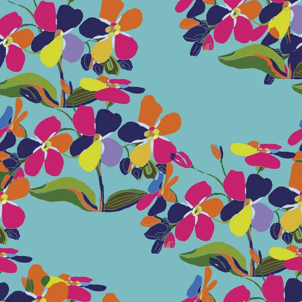 Floral seamless pattern — Stock Vector