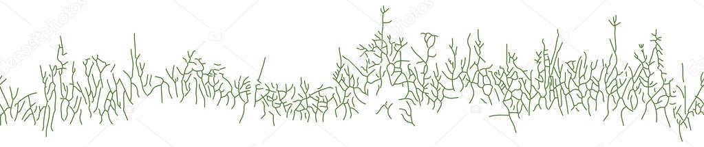 Background with clumps of grass or dry weeds