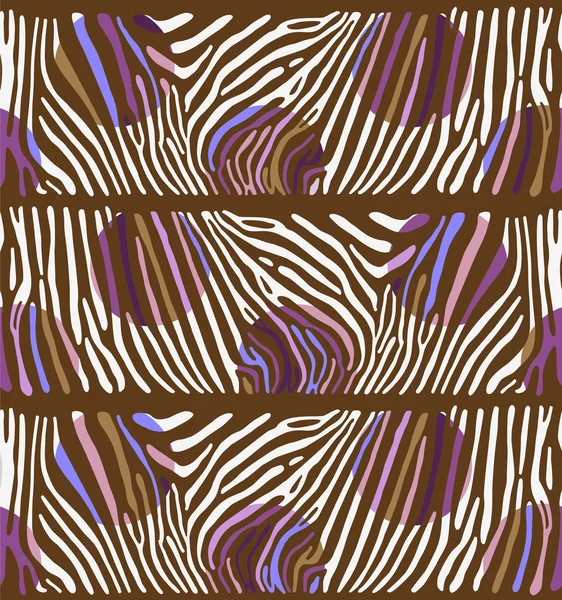 Fundo com pele Zebra colorida —  Vetores de Stock