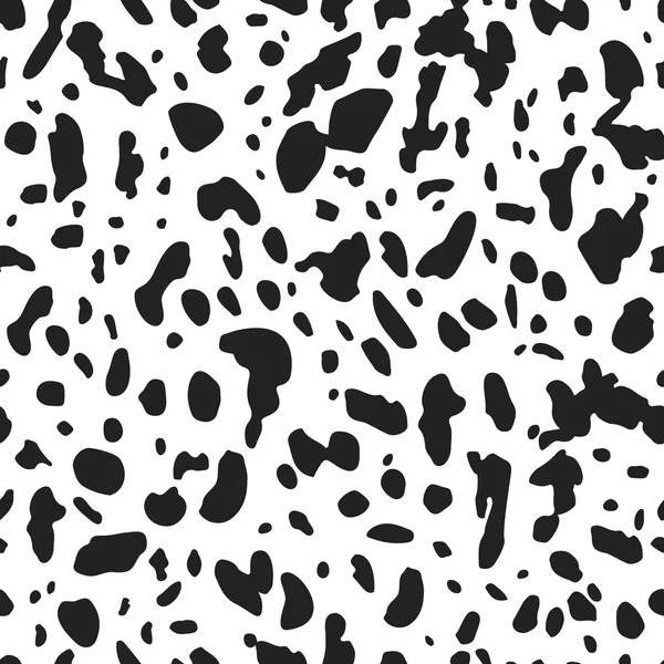 Seamless background with Dalmatian skin — Stock Vector