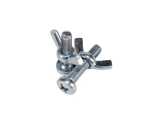 Metal screw bolt and nuts — Stock Photo © vega_240 128953036