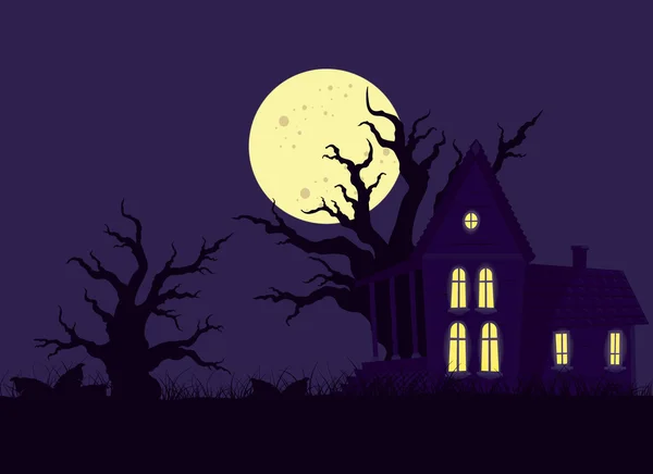 Ведьмин дом — стоковый вектор