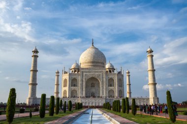 Ön, Taj Mahal Taj günü, Agra,
